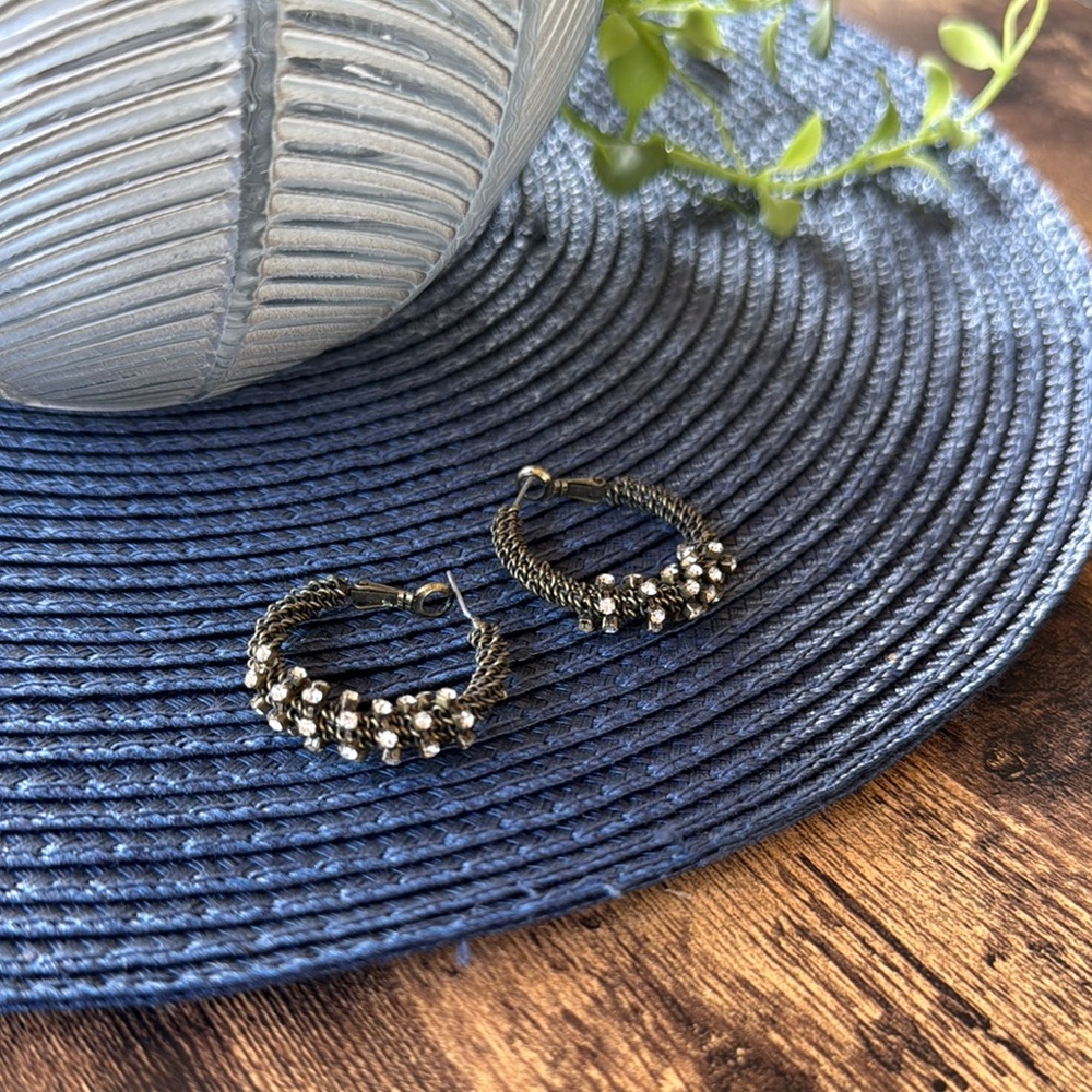 Intricate Silver Openwork Earrings